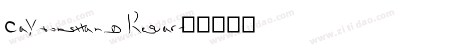 ClaytonsHand Regular字体转换